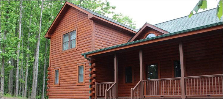 Log Home Staining in Cashiers,  North Carolina